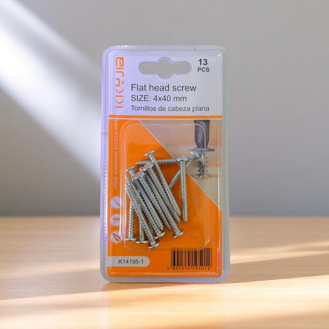 KIT TORNILLO PLANO (4X40) KIT TORNILLO PLANO (4X40)